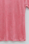 BASERANGE short-sleeved T-shirt TOOT-VE-AU23 drunk powder